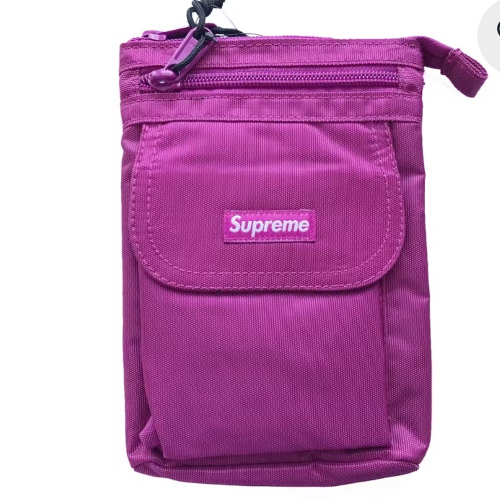 Supreme Magenta Shoulder Bag Cordura Nylon